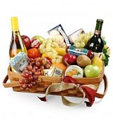 825f_Gourmet-Fruit-Basket-with-Wine